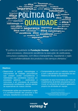 Cartaz Politica da Qualidade