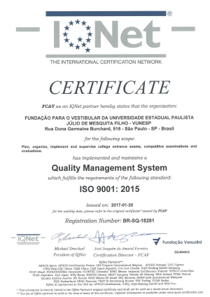 Certificacao IQNet